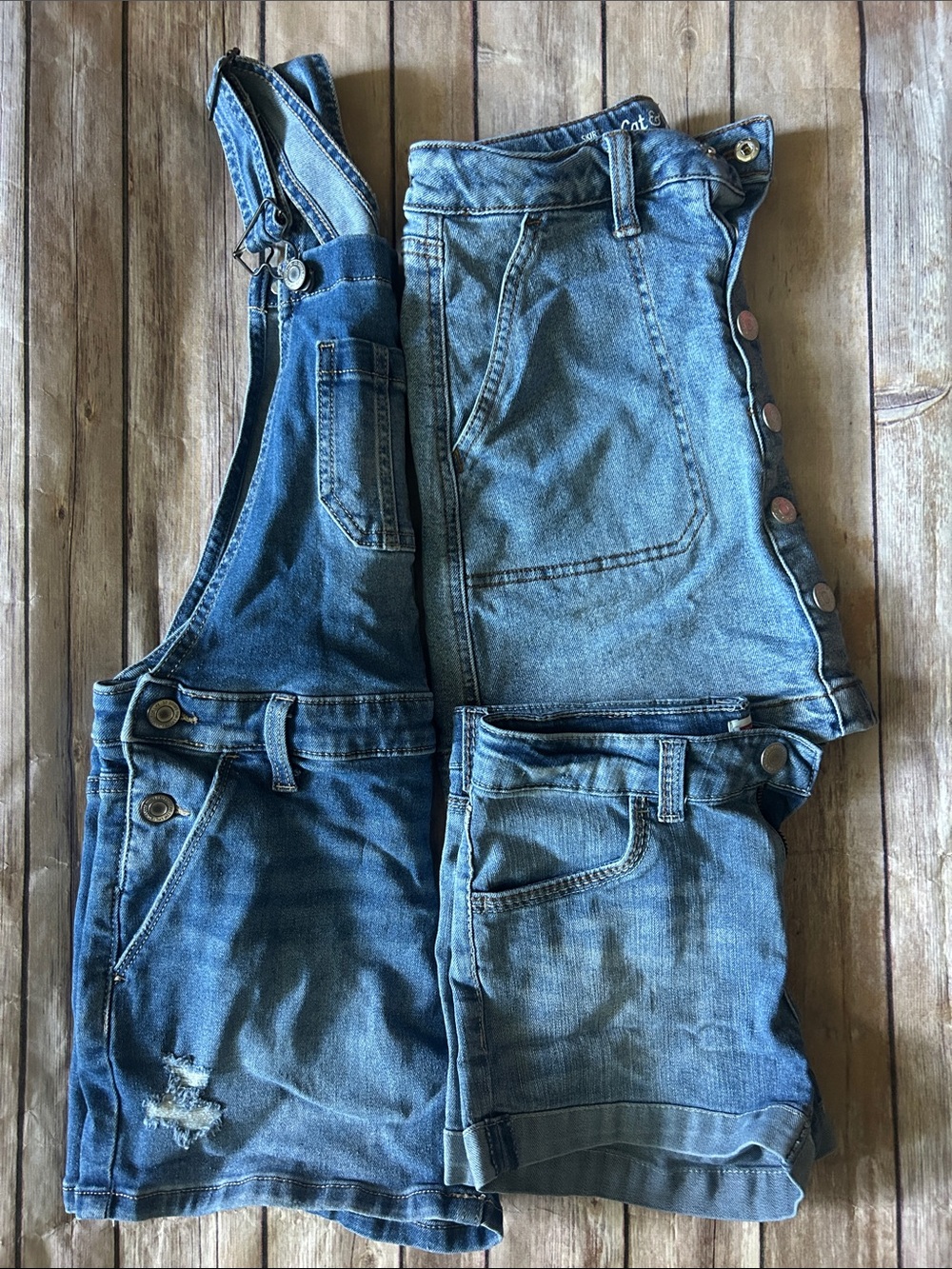 Kids Denim Summer Bottoms set